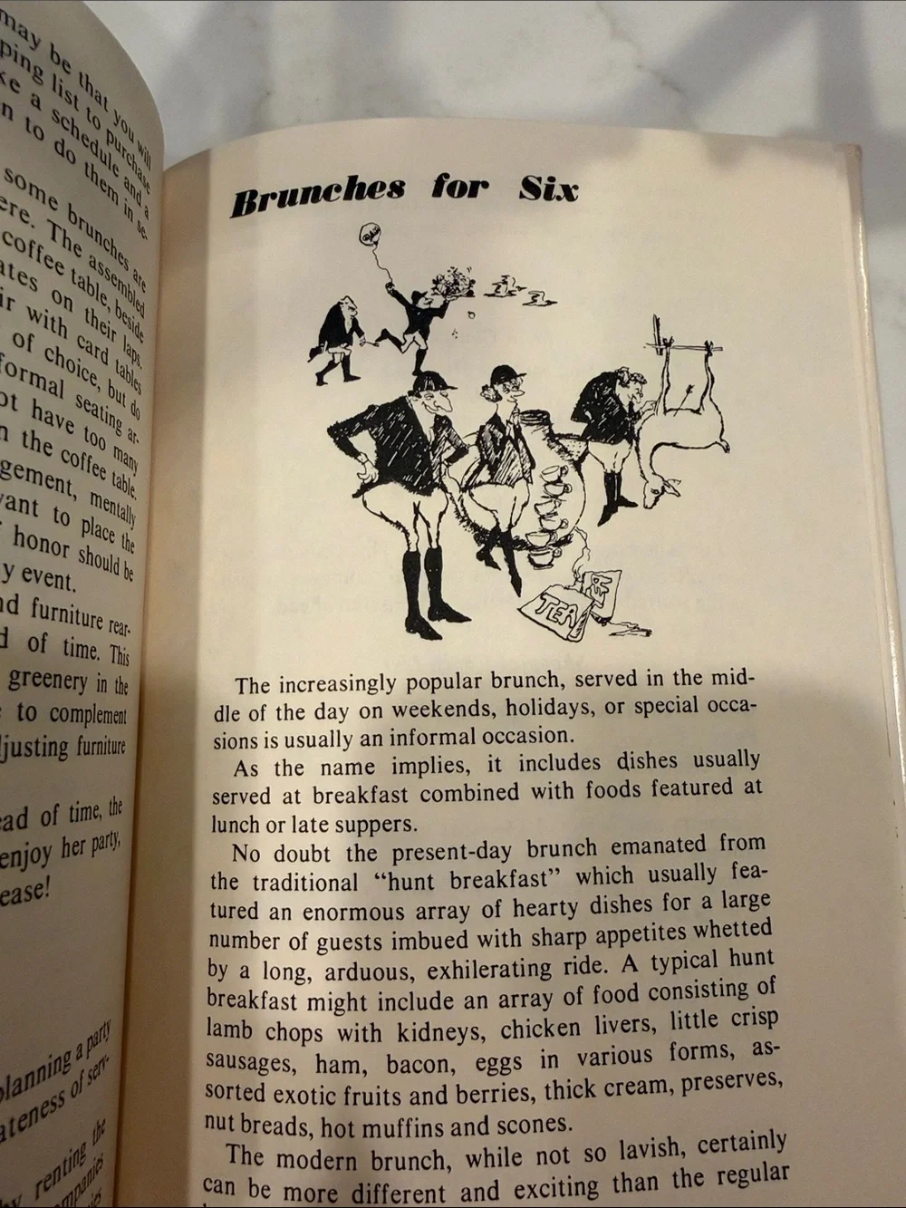 The Budget Cookbook for Brunches, Buffets, Cocktail Parties Vintage 1969